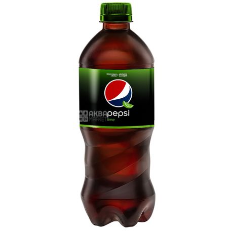 Pepsi, Упаковка 24 шт. по 0.5 л, Сладкая вода, Lime, ПЭТ