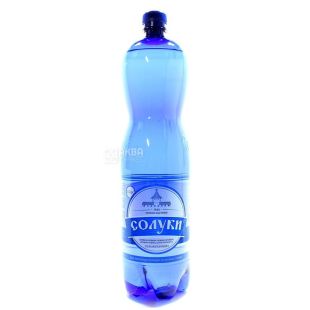 Солуки, 1,5 л, Вода сильногазированная, ПЭТ