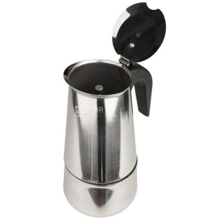 Coffee maker A-Plus stainless steel geyser 6 cups cardboard