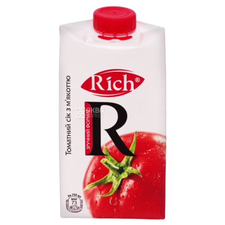 Rich tomato juice with pulp 0,5l