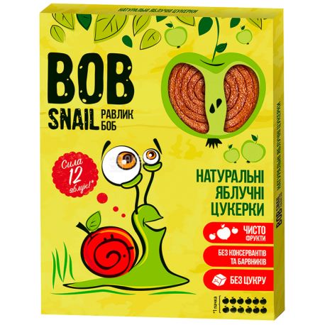 Bob Snail, 120 г, Пастила Яблочная