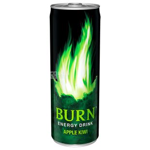 Burn Apple Kiwi, 0,5 л, Напиток энергетический Бёрн Яблоко-Киви