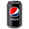 Pepsi-Cola, Black, 0,33 л, Пепси-Кола, Блэк, Вода сладкая, низкокалорийная, ж/б