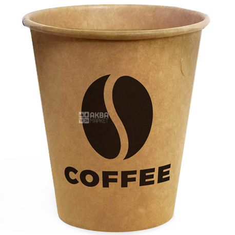Coffee Крафт Стакан паперовий 250 мл, 50 шт, D80