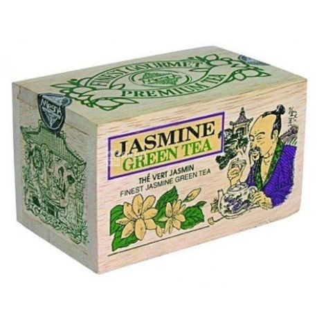 Mlesna, Jasmine, 100 г, Чай Млесна, Жасмин, зелений, д/к