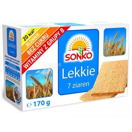Sonko, 170 г, Хлібці, 7 злаків