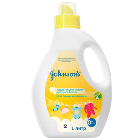 JOHNSON'S, 1 l, Means for washing baby clothes, For the smallest