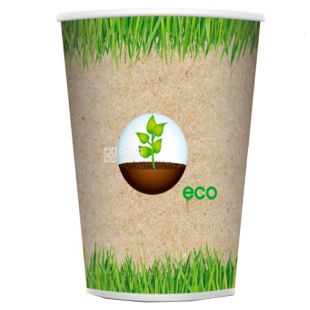  Еко Стакан паперовий з малюнком 250 мл, 50 шт., 30 упаковок, D80