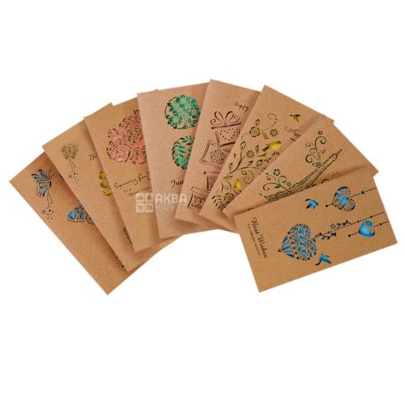 Cardboard with an envelope, 1 pc., TM AIHAO