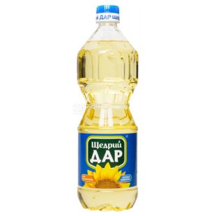 Щедрий дар, 0,85 л, Олія соняшникова рафінована