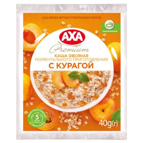 АХА, 40 г, Овсяная каша моментального приготовления, С курагой, м/у