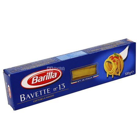 Barilla Bavette №13, 500 г, Макароны Барилла Баветте