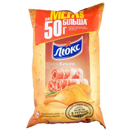 Люкс, 183г, Чіпcи, Бекон, М / у