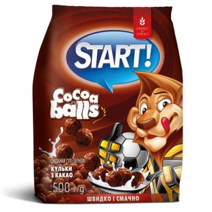 Start, 500 г, Шарики с какао, Сухой завтрак