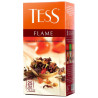 Tess Flame, 25 пак., Чай Тесс, Флейм, трав'яний, гібіскус з полуницею, вербеною