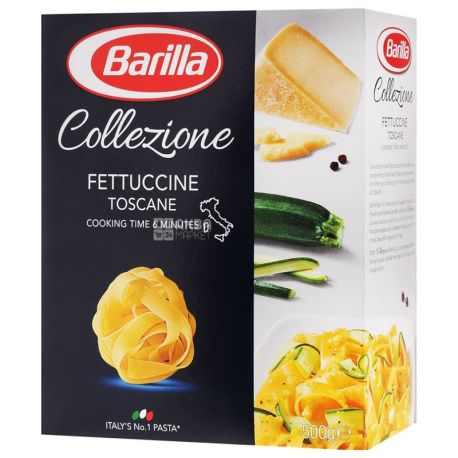 Barilla, 500 г, Макароны, Fettuccine, картон