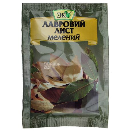 Еко, 20 г, Лавровий лист, Сухий, Мелений, м/у