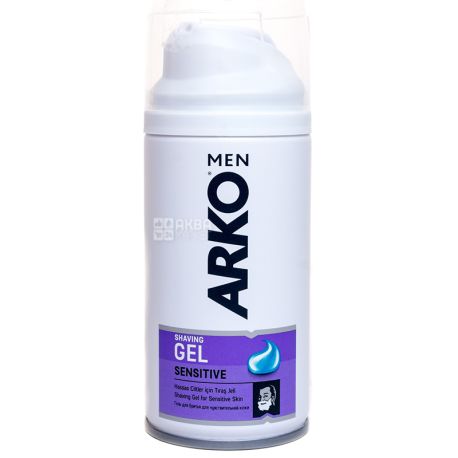 Arko Sensitive Men, 75 мл, Гель для гоління, для чутливої шкіри