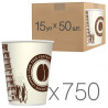 Glass of paper With a picture Tower of Pisa 400 ml, 50 pcs, 15 packs, D92