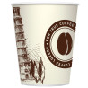Glass of paper With a picture Tower of Pisa 400 ml, 50 pcs, 15 packs, D92