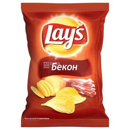 LAY’S, 30 г, Чипси картопляні, Бекон, м/у