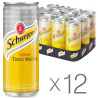 Schweppes Indian Tonic, Упаковка 12 шт. х 0,33 л, Напій газований Індіан Тонік, ж/б