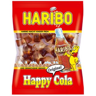 Haribo Happy Cola, 175 г, Жувальні цукерки Харібо, Кола