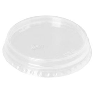 Кришка для одноразового стакана 110 мл, прозора, 50 шт, D60