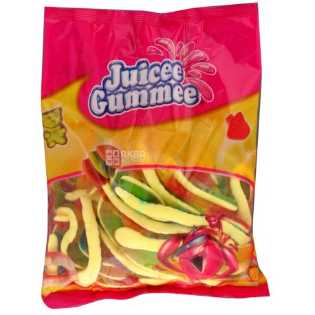 Juicee Gummee,1 кг, Жевательные конфеты, Ужасные змеи, М/у