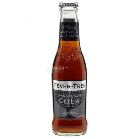 Fever tree, Madagascan Cola, 0,2 л, Фивер Три, Мадагаскарская Кола, Тоник фруктовый, стекло