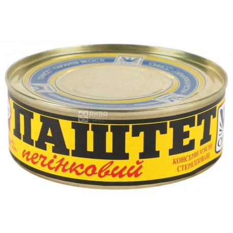 Онисс Паштет Печеночный, 240 г, Жестяная банка