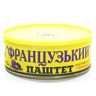 Онисс, 240 г, Паштет По-французски, из свино-говяжей печени