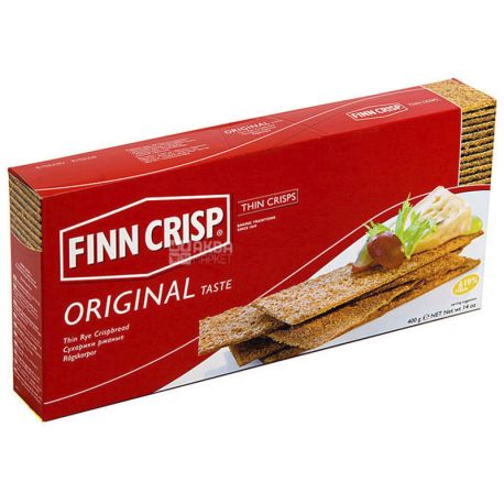 Finn Crisp, Сухарики ржаные, 400 г, Коробка