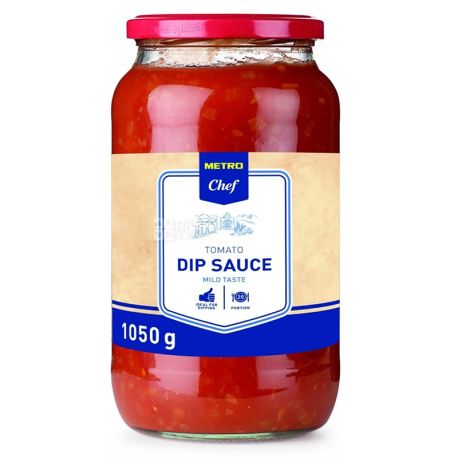 Metro Chef соус томатний середньо-гострий, 1050г, скло