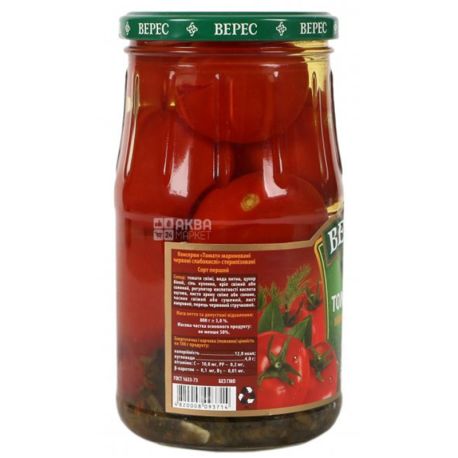 Верес, Томати Мариновані, 780 г
