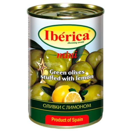 Iberica Olives green with lemon, 280g