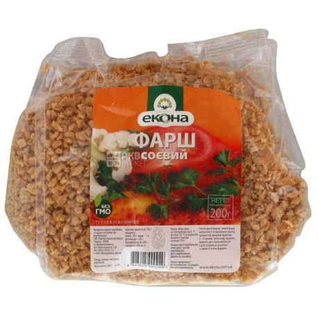 Экона Фарш соевый, 200 г, Полиэтиленовый пакет