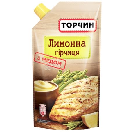 Торчин, Гірчица, лимонна, 115 г, дой-пак