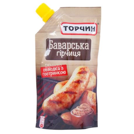 Торчин, 130г, Гірчиця, Баварська, Дой-пак.