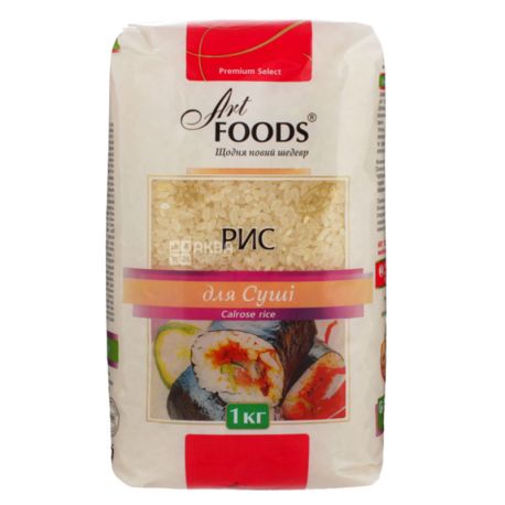 Art Foods рис для суші 1кг, пакет