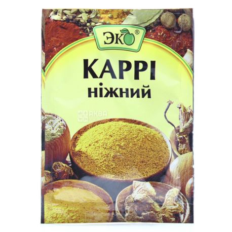 Еко, 20 г, Приправа, Каррі, Ніжний, м/у