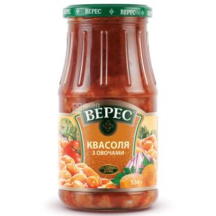 Верес, 530 г, Фасоль, С овощами