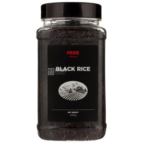 Pere, 400 г, Крупа, Рис, Черный, ПЭТ