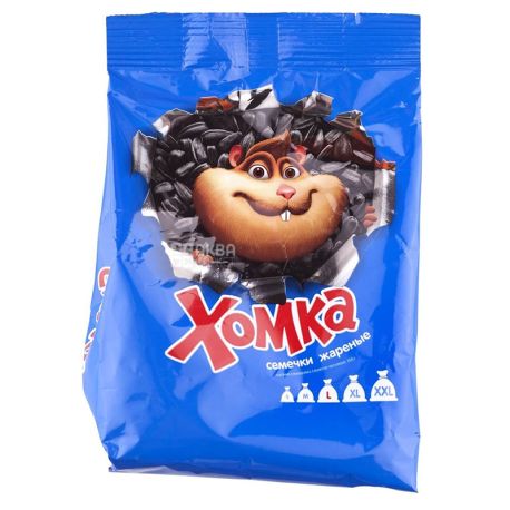 Хомка, 180 г, Семечки подсолнечные, Жареные, Несоленые