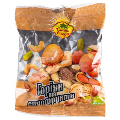 Tastes of the East a mixture of dried fruits Assorted Lasunchik, 100 g, m / y