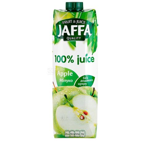 Jaffa, Apple, 0,95 л, Джаффа, Сок яблочный, без добавления сахара 