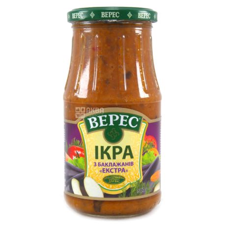 Верес, 500 г, Ікра, З баклажанів