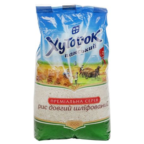 Khutorok, Pansky, Rice, long grain polished selective, 1 kg