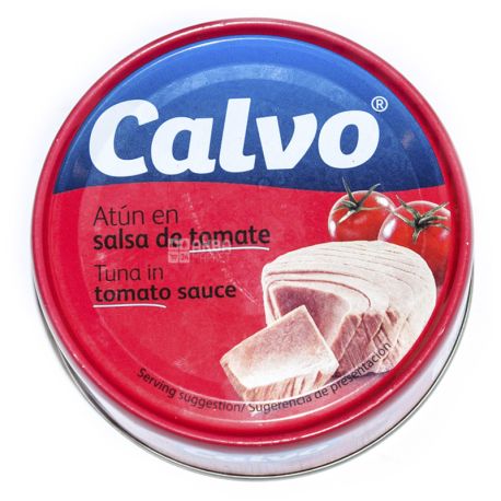 Calvo, 160 г, Тунец в томатном соусе