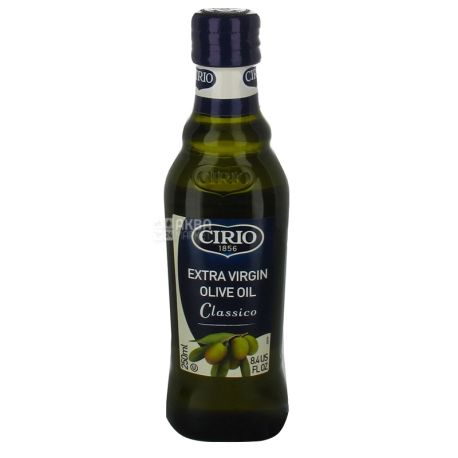 Cirio Масло оливковое нерафинированное Extra Virgin Classico, 250 мл, стеклянная бутылка